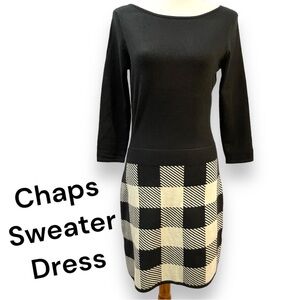 NWOT Chaps Sweater Dress